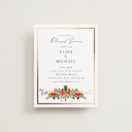 Rehearsal Dinner Cards
