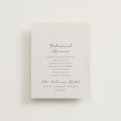 Rehearsal Dinner Cards