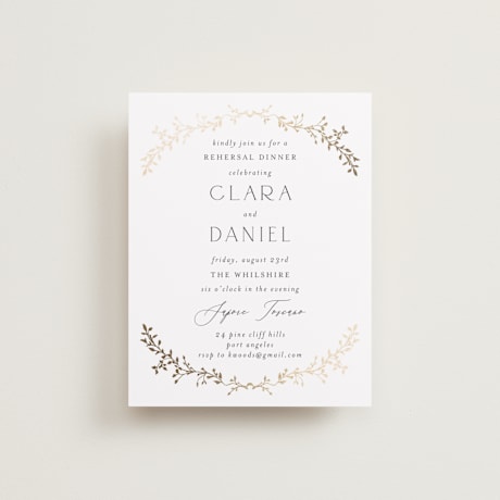Rehearsal Dinner Cards