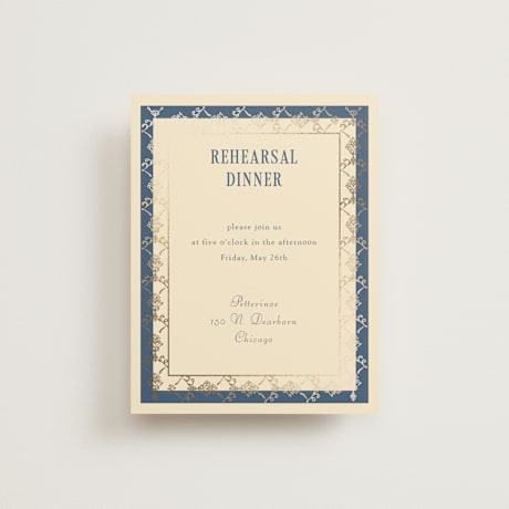 Rehearsal Dinner Cards