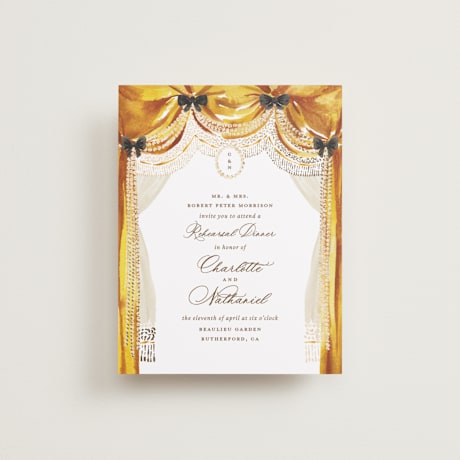 Rehearsal Dinner Cards