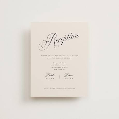Reception Cards