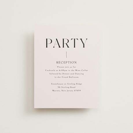 Reception Cards