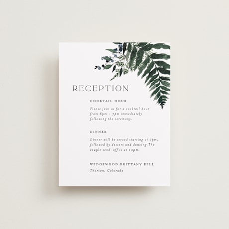 Reception Cards