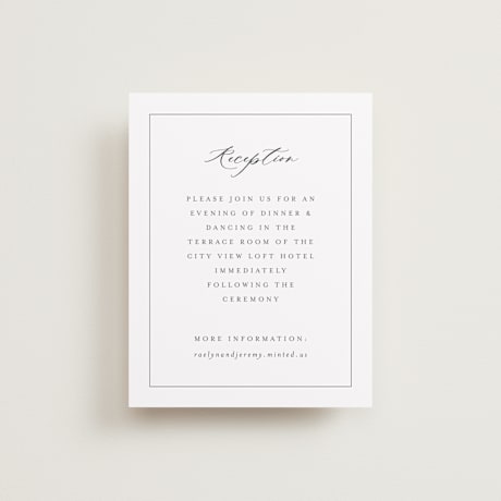 Reception Cards
