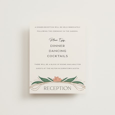 Reception Cards