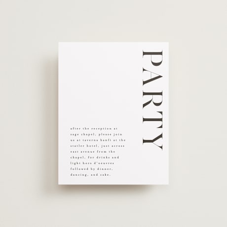 Reception Cards