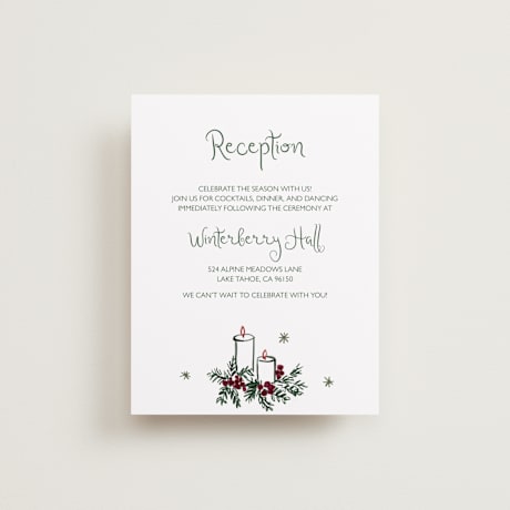 Reception Cards