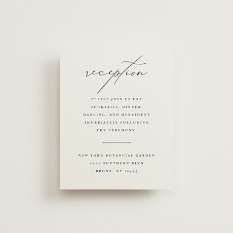Reception Cards