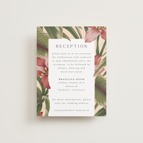 Reception Cards