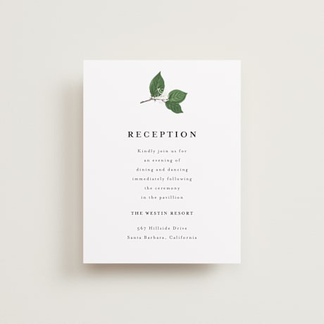 Reception Cards
