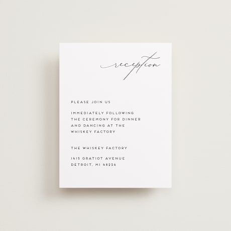Reception Cards