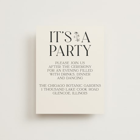 Reception Cards