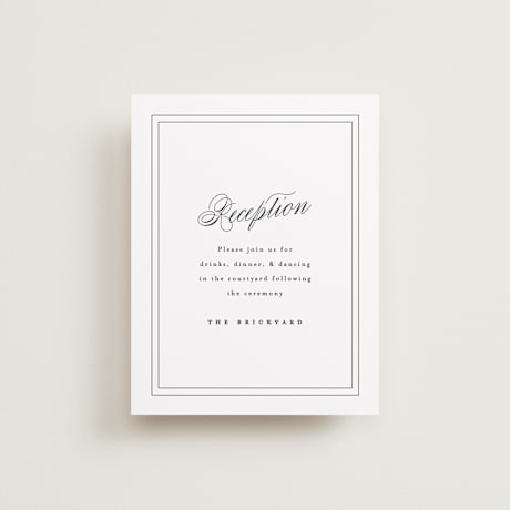 Reception Cards