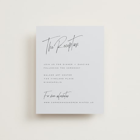 Reception Cards