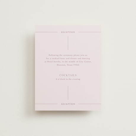 Reception Cards