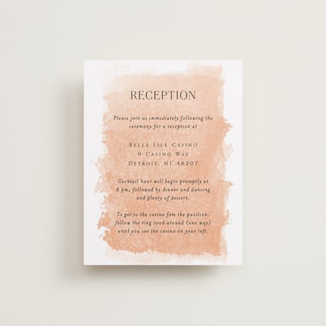 Reception Cards