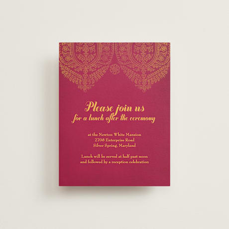 Reception Cards