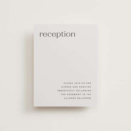 Reception Cards