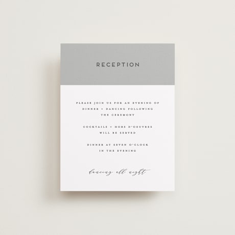 Reception Cards