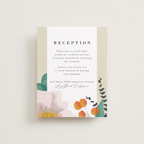 Reception Cards