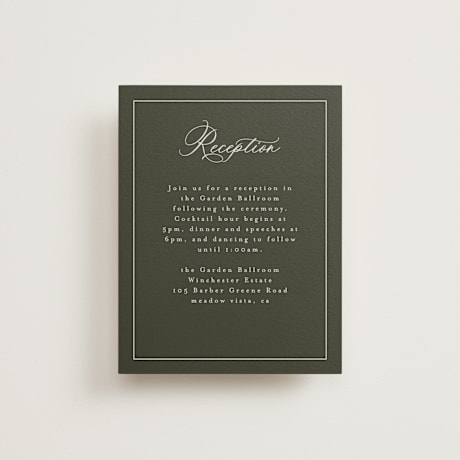 Reception Cards
