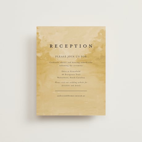 Reception Cards