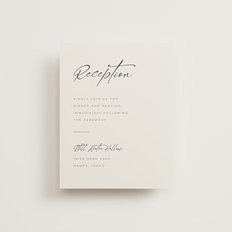 Reception Cards