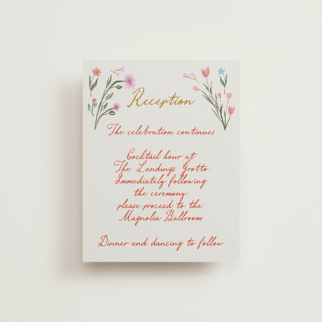Reception Cards