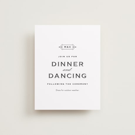 Reception Cards