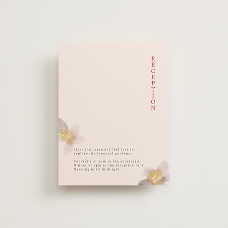 Reception Cards