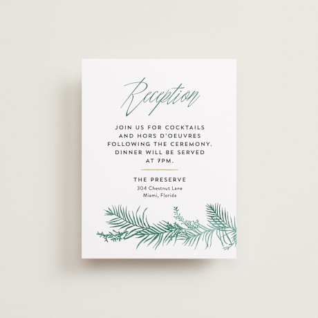 Reception Cards