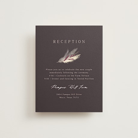 Reception Cards