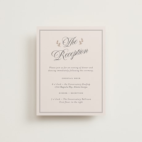 Reception Cards