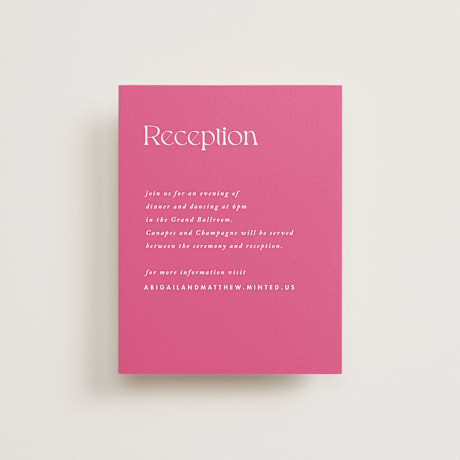 Reception Cards