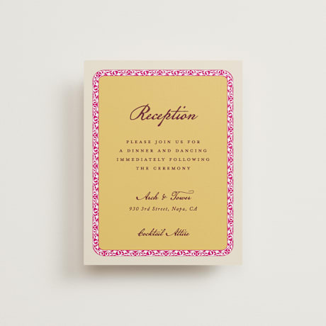 Reception Cards