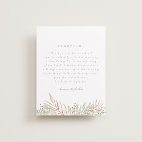 Reception Cards