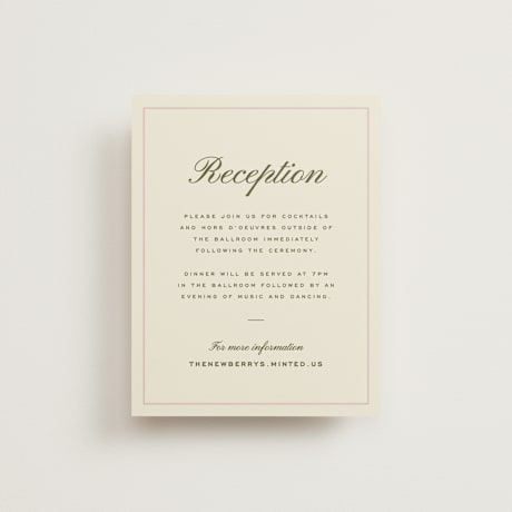Reception Cards