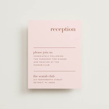 Reception Cards