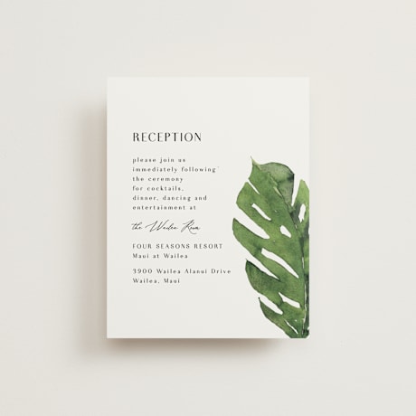 Reception Cards