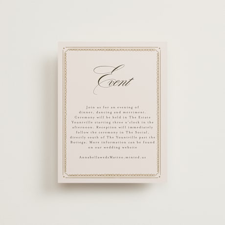 Reception Cards