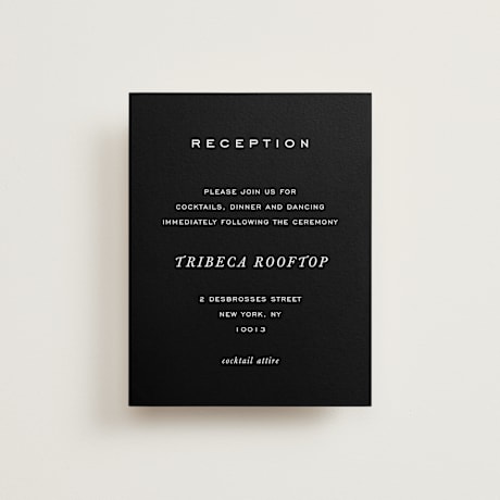 Reception Cards