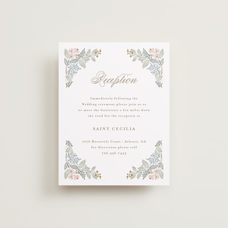 Reception Cards