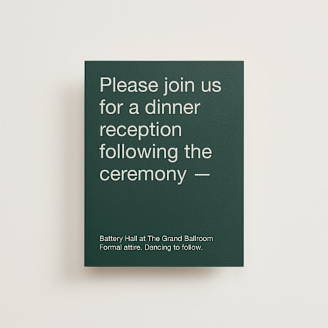 Reception Cards