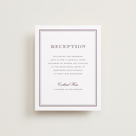 Reception Cards