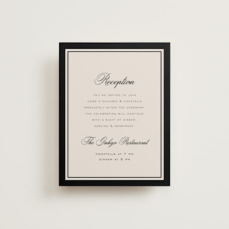 Reception Cards