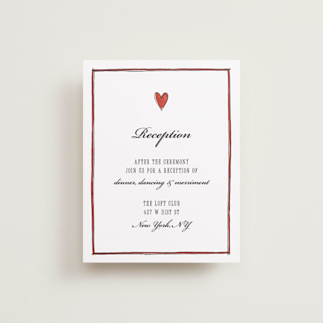 Reception Cards