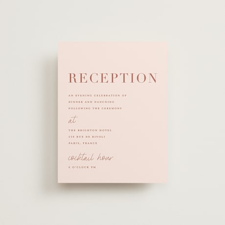 Reception Cards