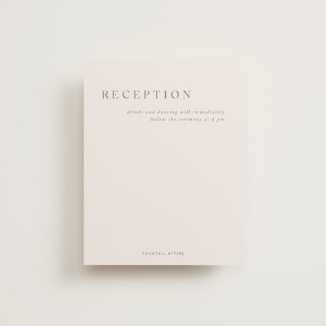 Reception Cards