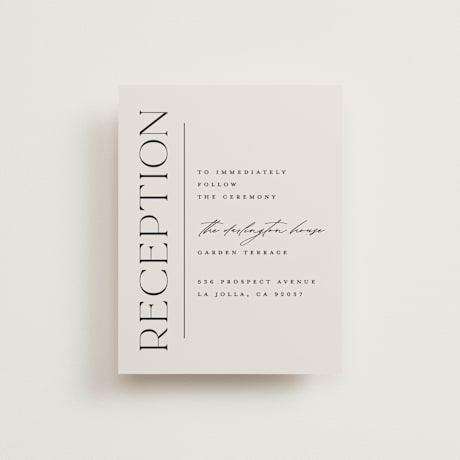 Reception Cards